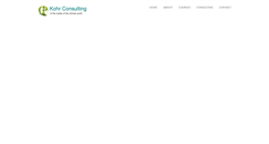 Desktop Screenshot of kohrconsulting.ca